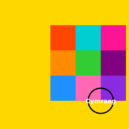 Numberblocks - Welsh Dub Logo - DrawGPT