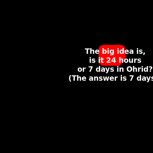 7 Days in Ohrid - DrawGPT