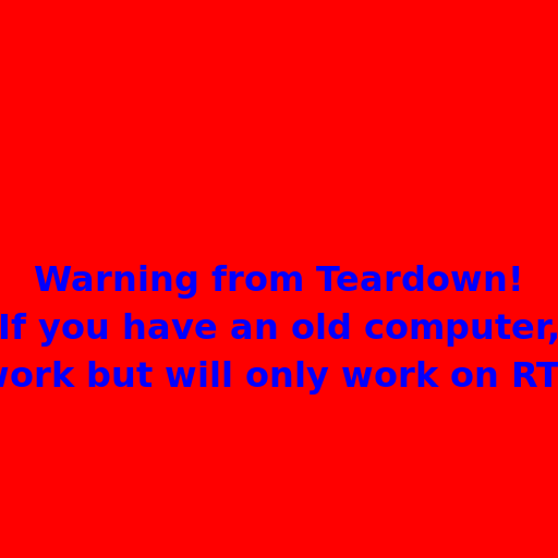 Warning from Teardown! If you have an old computer, - DrawGPT