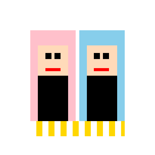 Cute Girl And Cute Boy Blanket Mummification - DrawGPT