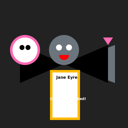 Giratina reading Jane Eyre - DrawGPT