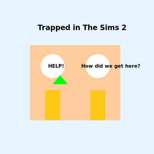 Arceus and Giratina Trapped in The Sims 2 - DrawGPT