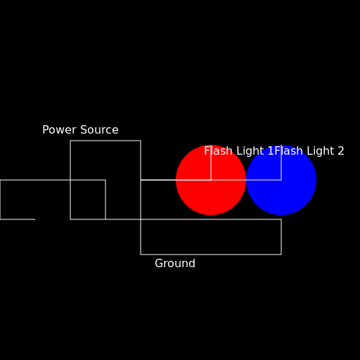 Police Flashing Lights Electrical Diagram - DrawGPT