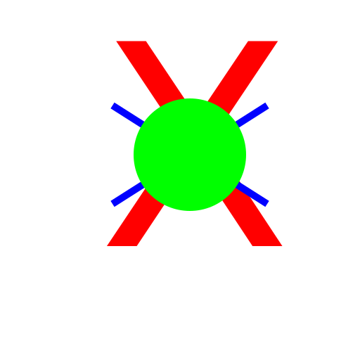 X Letter Blowing Air - DrawGPT