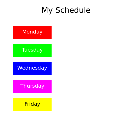 Schedule Wallpaper Example - DrawGPT