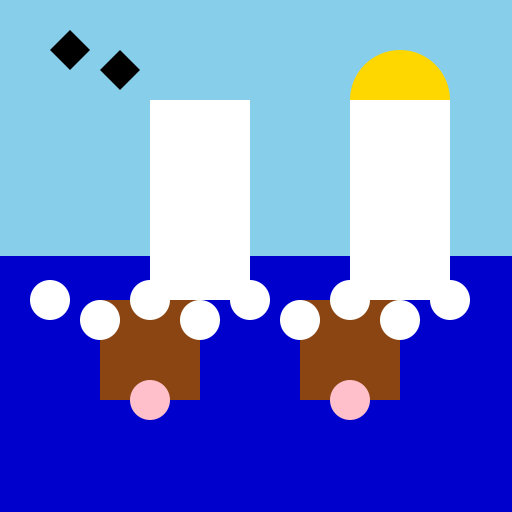 Two twelve year old Boys that are sailing - DrawGPT