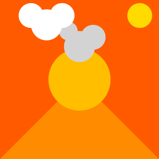 Horse on Volcano - DrawGPT