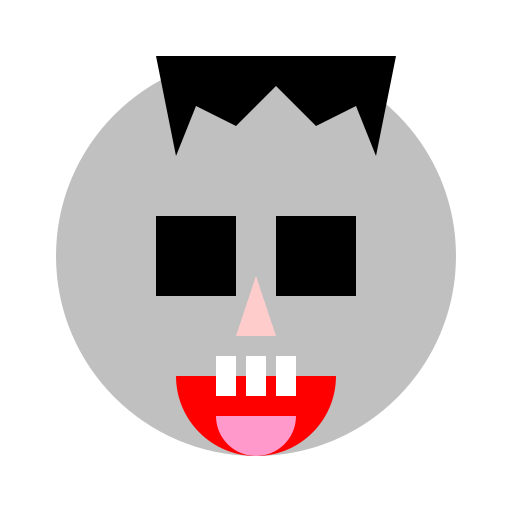 Ugly Psychopath Nerd with Scary Light Blue Eyes Smile - DrawGPT