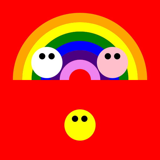 Red Rainbow Friends - DrawGPT