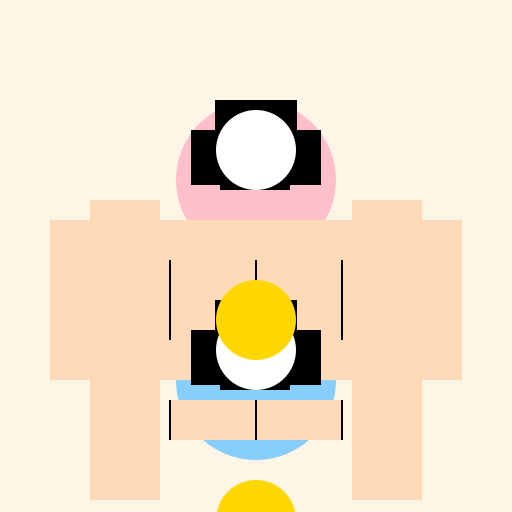 Cute Girl And Cute Boy Blanket, Shaving Cream And Peanut Butter Mummification On Body Whilst Wearing Headphones, - DrawGPT