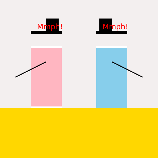 Cute Girl and Cute Boy Mummified in Blanket - DrawGPT