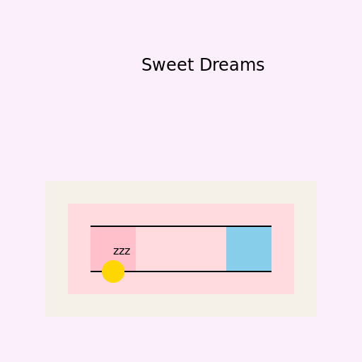 Cute Girl And Cute Boy Blanket Mummification On Bed At Home - DrawGPT