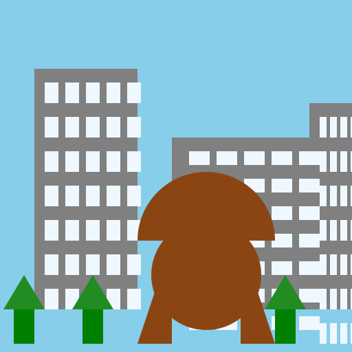 Big Foot in Downtown Portland - DrawGPT