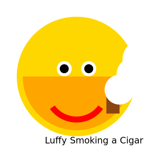 Luffy Smoking a Cigar - DrawGPT