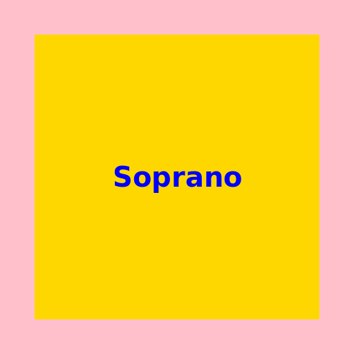 Soprano Sticker - A Classy Melody - DrawGPT