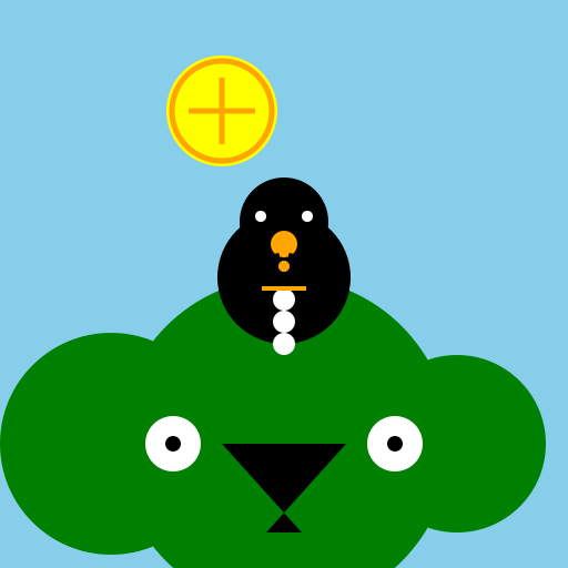 Penguin and the Lochness Monster - DrawGPT