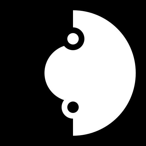 Yin and Yang with Women and Men in Black and White - DrawGPT
