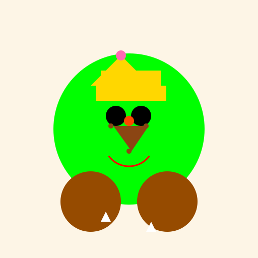 Monster with Huge Furry Legs and Claws - DrawGPT