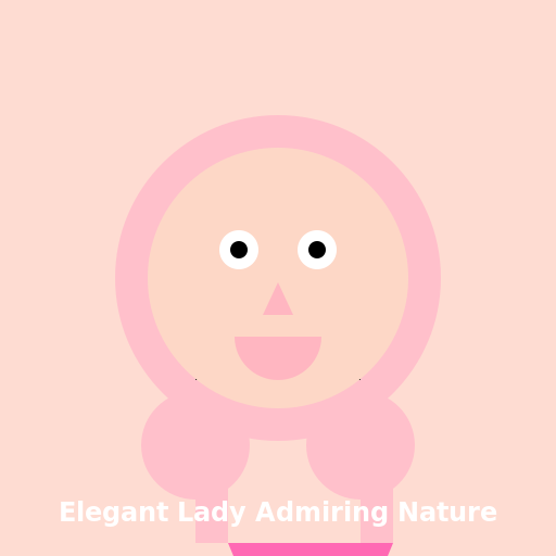 Elegant Lady Admiring Nature - DrawGPT