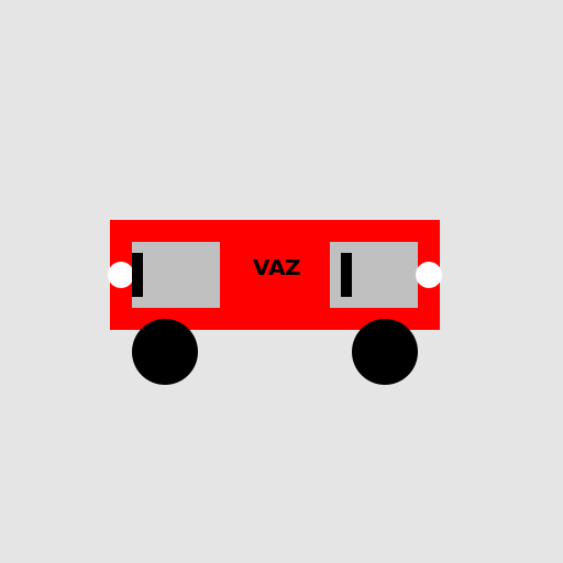 Red VAZ 21099 - DrawGPT