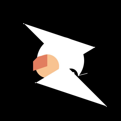 Girl with Black Cat Moon - DrawGPT