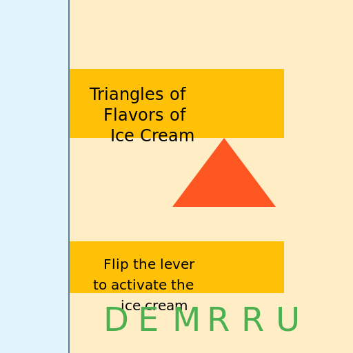 Triangles of Flavors of Ice Cream - DrawGPT