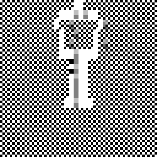 Rapper Bushido in a black and white wood - DrawGPT