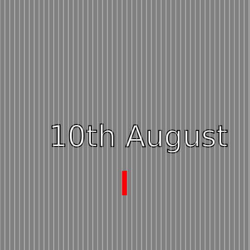 10th August on the Cement Wall - DrawGPT