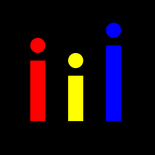 Vibrant Test Tubes with Colorful Balls - DrawGPT