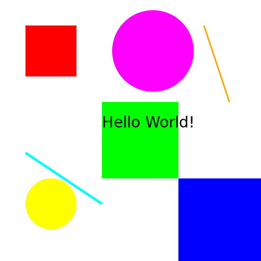 Colorful Abstract Shapes - DrawGPT